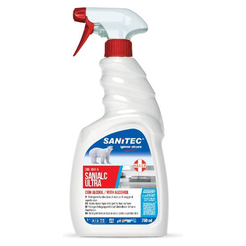 Detergente igienizzante Sanialc Ultra Haccp flacone vapo 750 ml 1841 S