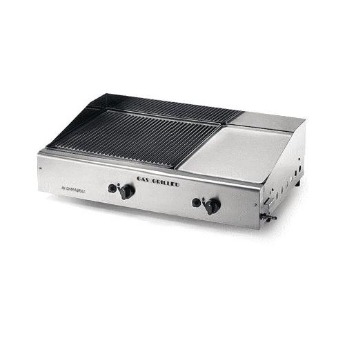 Piastra cottura Plancha Double Duegas Ghisa/inox 4070/M 4070 M