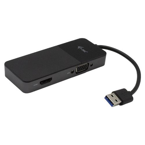 Convertitore video Usb 3.0 Usb C Dual Hdmi Vga Black U3VGAHDMIADA