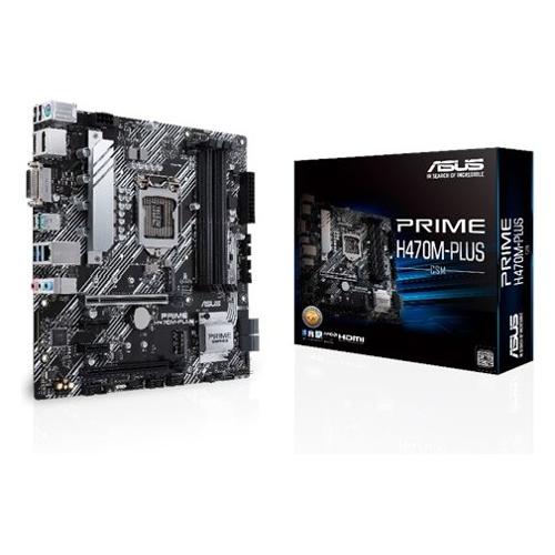 Motherboard Intel H470 microATX PRIME H470M-Plus Nero e Grigio 90MB1350 M0EAY0