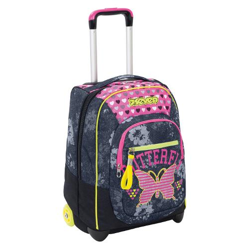 Zaino trolley (35Lt) FLYNGDREAMS (35x25x55cm) Jet black 201002086