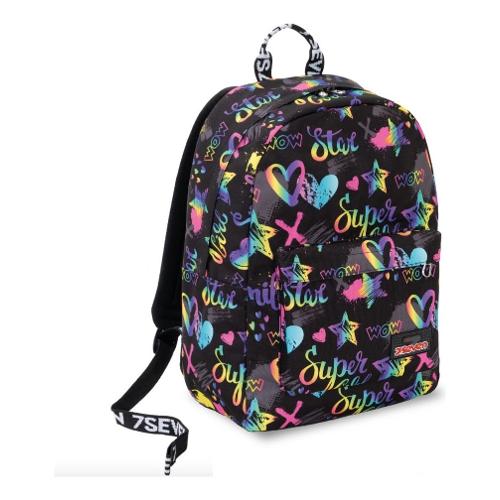 Zainetto scuola e tempo libero (27Lt) Iridescent ISCHOOLPACK (31x15x44cm) Jet black 201002094