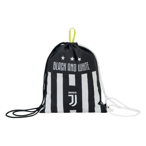 Sacca scarpe (34x47cm) JUVENTUS Bianco e Nero 3B6032013