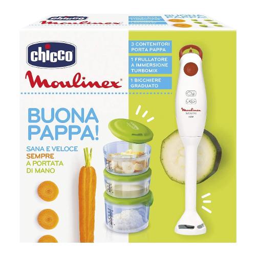 Frullatore immersione MOULINEX Kit Svezzamento Buona Pappa Bianco 00766
