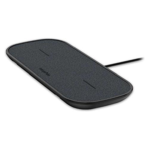 Caricabatterie USB Type-A Mophie Dual Wireless Charging Pad Black 401303594