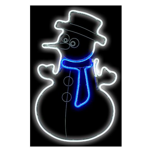 Sagoma Pupazzo Neve led color (36x58 cm) 54769