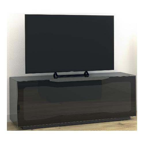 RAVENNA Porta tv Nero lucido (125x45x50cm)