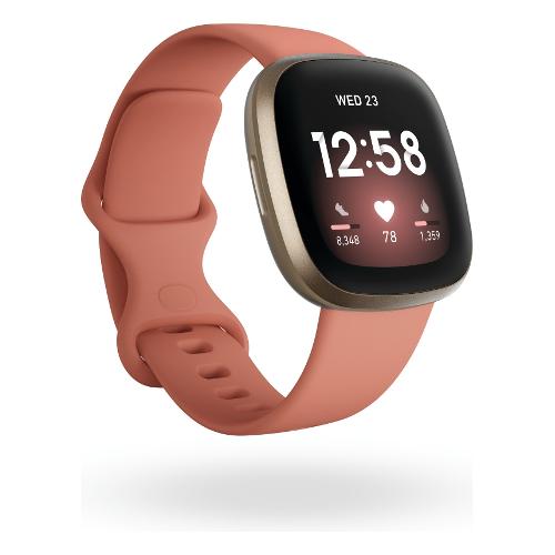 Smartwatch VERSA 3 Rosa corallo e Oro 40 mm FB511GLPK