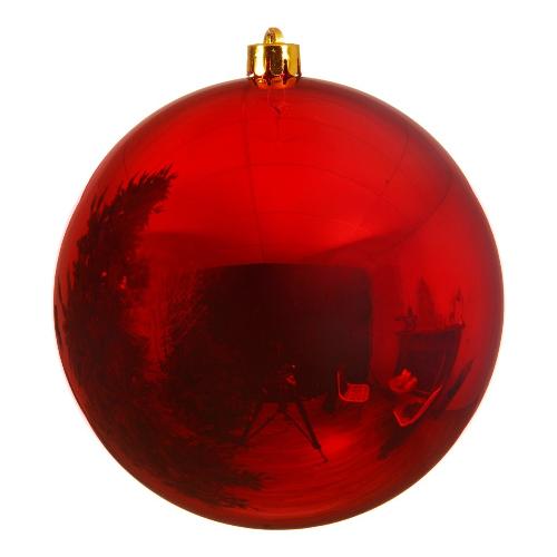 Pallina albero Natale (1pz-14cm) Plastica Red 9022262