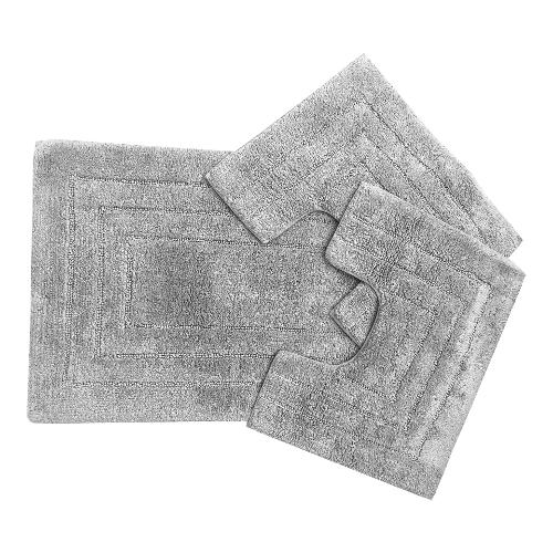 Set tappeti bagno BEST Grigio 10929