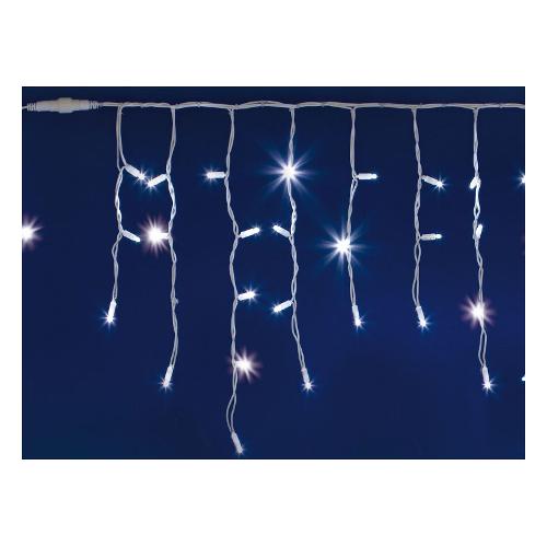 Tenda luminosa Natale Bianco 114 luci - MAXILED Bianco freddo (3 + 1,05 mt) Giuntabile 1 Gioco di luce IP67 27565