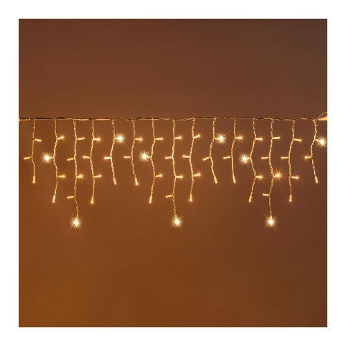 Tenda luminosa Natale Bianco 114 luci - MAXILED Bianco caldo (3 + 1,05 mt) Giuntabile 1 Gioco di luce IP67 44180