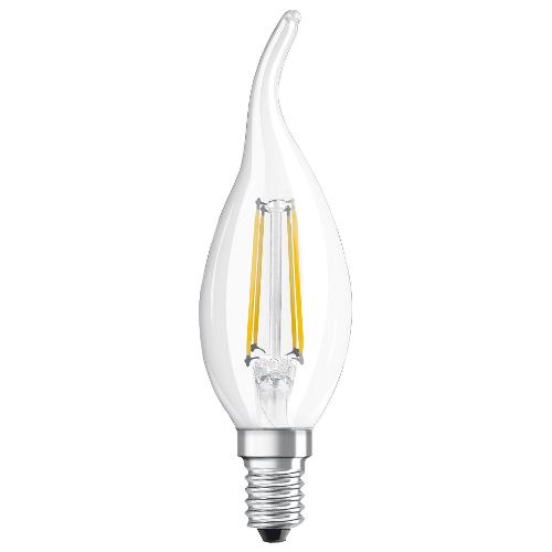 Lampadina led colpo di vento E14 (4W) , luce calda STAR CLASSIC BA