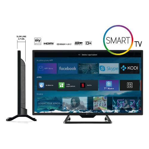 Tv 24" ( LED ) App preinstallate SMART SMART24 Slim 12V Black 28000156