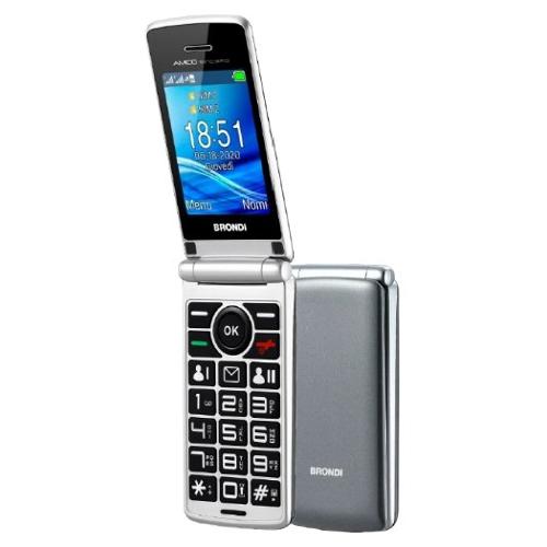 Cellulare 2G Gprs AMICO Sincero Dual Sim Grey