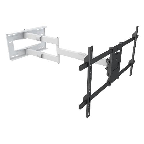 Supporto monitor TV parete ( 40 Kg ) VESA 800 x 400 Staffa da parete multisnodo Black e White 6874