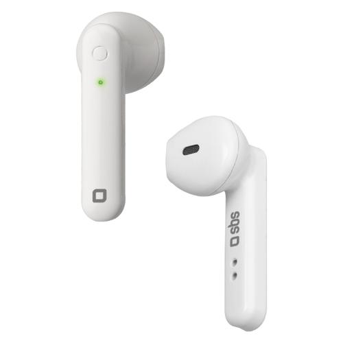 Auricolari microfono bluetooth Twin Buds White TEEARTWSHOPBTW