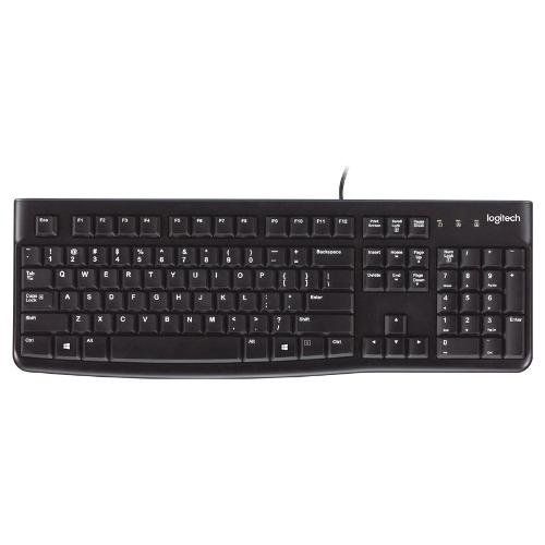 Tastiera computer K SERIES K120 Wired Black 920 002501