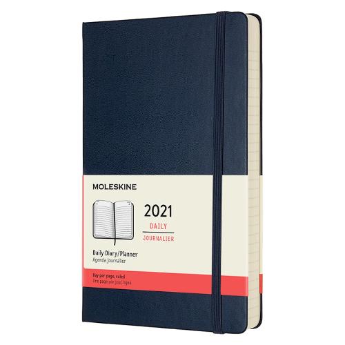 Agenda giornaliera 2021 12m Gen-Dic (13x21cm) Blu zaffiro DHB2012DC3Y21