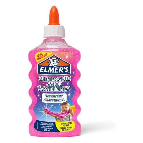 Colla glitter Slime Rosa Flacone 177 ml 2077249