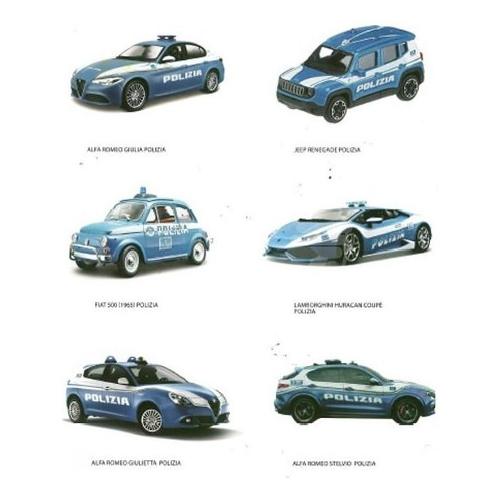 Automodello Polizia Assortito 18 01322