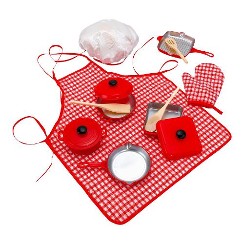 Cucina giocattolo Pentoline con accessori W’TOY 39472