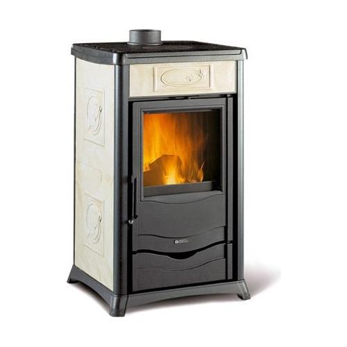 Termostufa legna 12,8kW TERMOROSSELLA PLUS EVO DSA Liberty pergamena 3 stelle 7117278