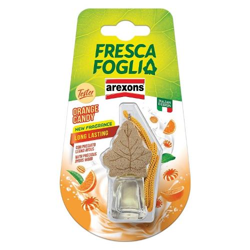 Profumatore auto appendibile Orange Candy FRESCA FOGLIA 19561