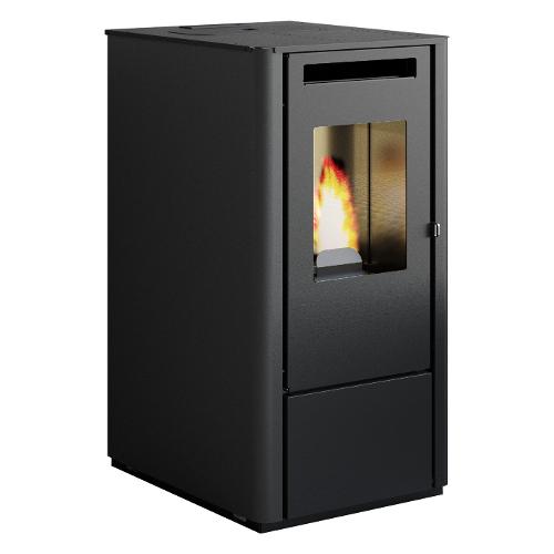 Stufa pellet 8kW Thelma Nero goffrato 901601600