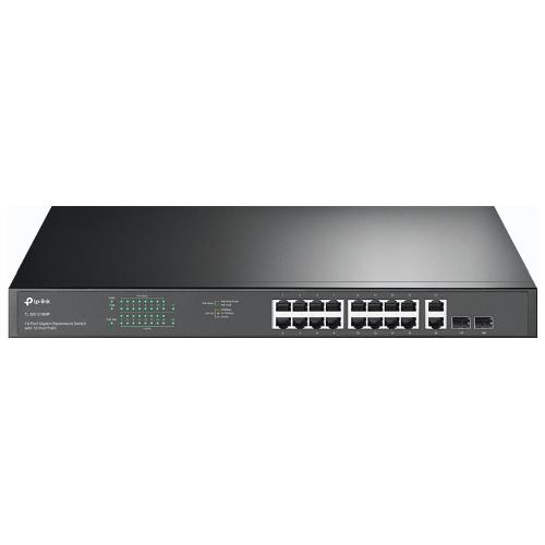 Switch di rete 18 porte Rackmount Jetstream PoE+ Black TL SG1218MP Gigabit (1000Base-TX)