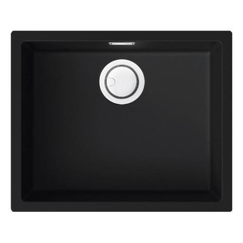 Lavello 1 vasca (55,6x45,6cm) ZEN 105 Nero Satinato LKZ10586