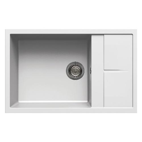 Lavello 1 vasca (78x50cm) UNICO 310 Bianco Opaco LGU31068