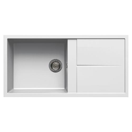 Lavello 1 vasca (100x50cm) UNICO 480 Bianco Opaco LGU48068