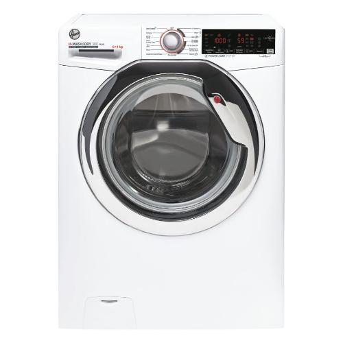 Lavasciuga 6 + 4 Kg H WASH 300 PLUS H3Ds4464Tamce 11 Slim Bianco e Argento 31010609 classe AE 1400giri/min