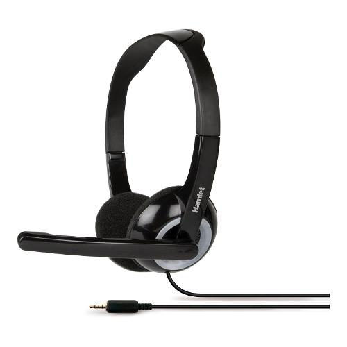 Cuffie microfono filo Smart Headset Black e Silver HHEADMJJ