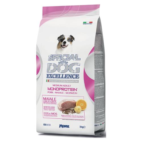 Crocchette cani adulti taglia media gusto maiale ( Sacchetto 3 kg ) SPECIAL DOG EXCELLENCE 5997