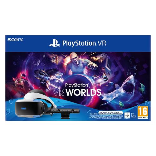 Visore VR PLAYSTATION 4 Mk5 + VR Worlds VCH White e Black 9808091