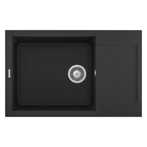 Lavello 1 vasca (78x50cm) EASY 310 Nero Opaco LGY31040