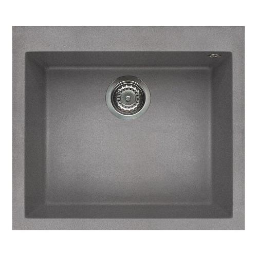 Lavello 1 vasca (57x50cm) QUADRA 105 Cemento Opaco LGQ10548