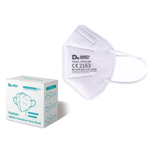Mascherina protezione FFP2 DADDY'S CHOICE NB 2163 Bianco taglia Unica 20 pz