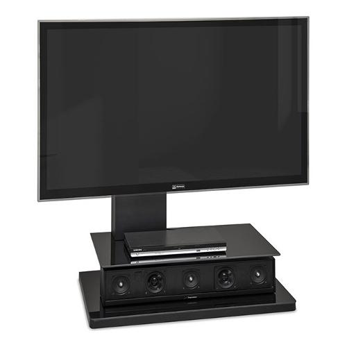 SYDNEY Porta tv Nero lucido Mobile KIT (90x89x50cm)