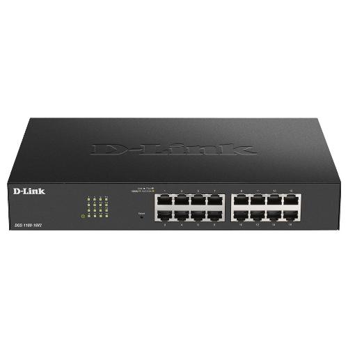 Switch di rete 24 porte DGS 1100 SERIES Smart PoE+ Black DGS 1100 24PV2 Gigabit (1000Base-TX)