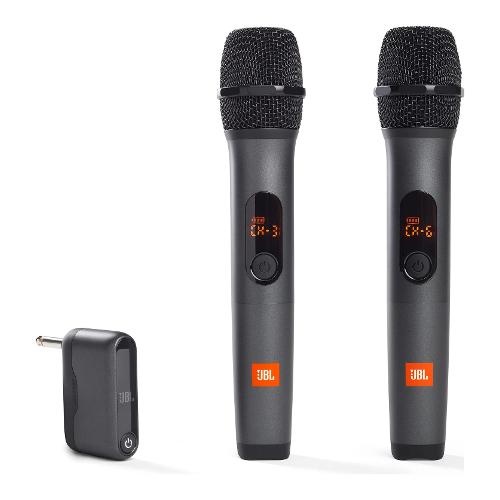 Kit microfoni Palmari Nero JBLWIRELESSMIC