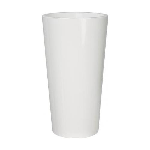 Vaso piante alto tondo TUIT bianco lucido (40x73 cm) 2858 03