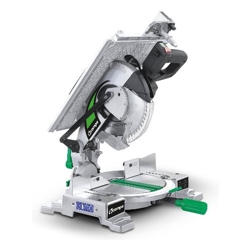 Troncatrice da legno con piano (1600W - lama d. 250 mm) Silver Green 250 Evo