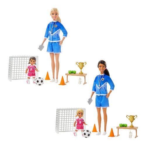 Bambola Mattel Sports Playset Barbie colore assortito GLM53