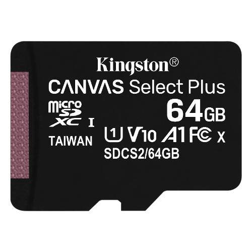 MicroSD 64GB CANVAS Select Plus Black SDCS2 64GBSP