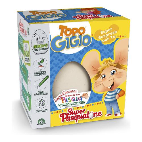 Uovo pasquale Pasqualone TOPO GIGIO Assortito P00300000