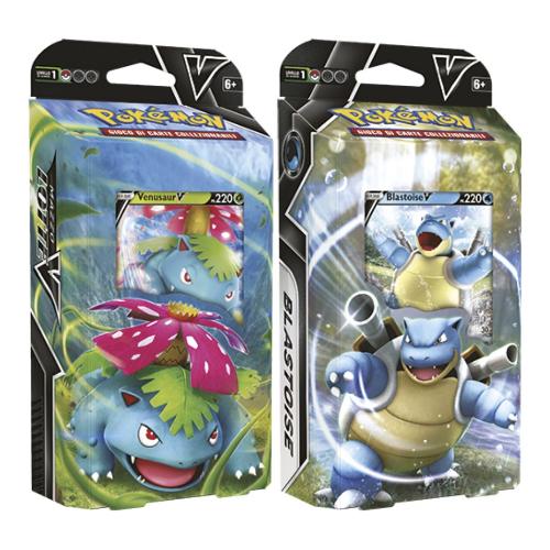 Carte gioco POKÉMON Mazzi Lotte V Venusaur V e Blastoise V Assortito PK60133ISINGPZ