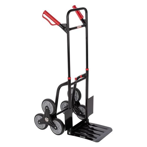 Carrello carrello pieghevole portacasse per scale portata max 120 Kg KREATOR Nero KRT670306